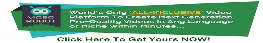 World's Only 'ALL-INCLUSIVE' Video Platform To Create Next Generation Pro-Quality Videos In Any Language or Niche Within Minutes